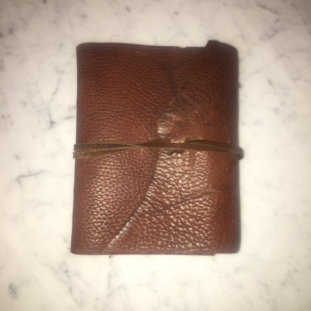 leather journal🤎